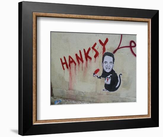 Hanksy-Banksy-Framed Giclee Print