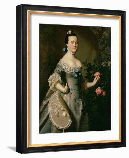 Hannah Loring, 1763 (Oil on Canvas)-John Singleton Copley-Framed Giclee Print