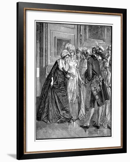 Hannah More Being Introduced to Society, English Religious Writer-null-Framed Giclee Print