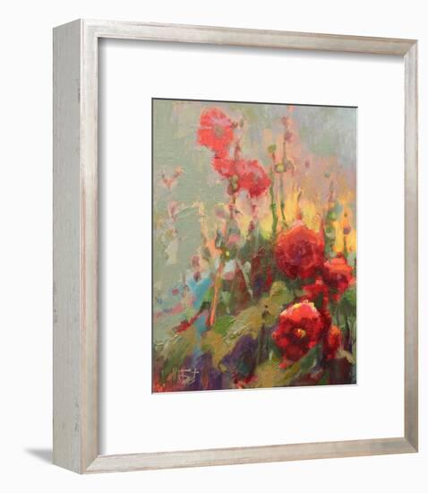 Hannah’s Cherry Bomb-Beth A^ Forst-Framed Art Print