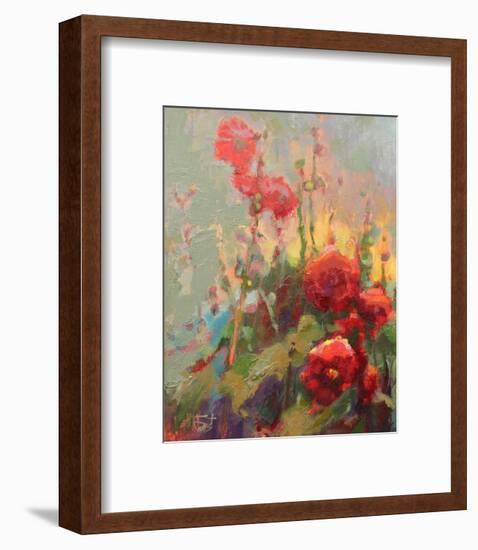 Hannah’s Cherry Bomb-Beth A^ Forst-Framed Art Print