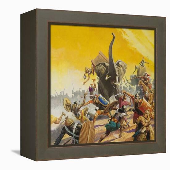 Hannibal and Scipio-Severino Baraldi-Framed Premier Image Canvas