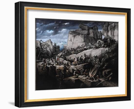 Hannibal Crosses the Alps-Bénédict Masson-Framed Giclee Print