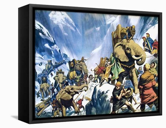 Hannibal Crossing the Alps-Mcbride-Framed Premier Image Canvas