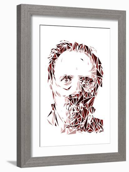 Hannibal Lecter-Cristian Mielu-Framed Art Print