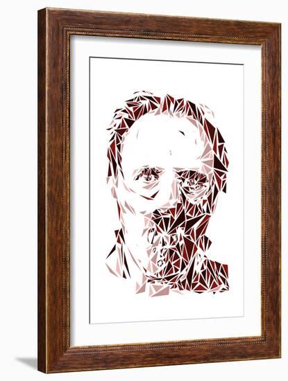 Hannibal Lecter-Cristian Mielu-Framed Art Print