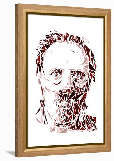 Hannibal Lecter-Cristian Mielu-Framed Stretched Canvas