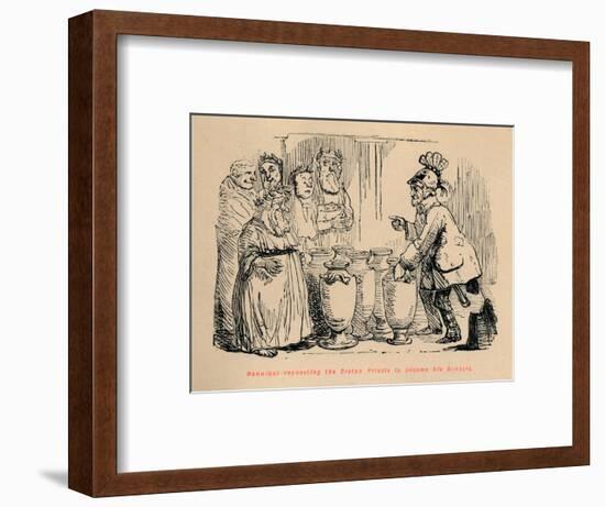 'Hannibal requesting the Cretan Priests to become his Bankers', 1852-John Leech-Framed Giclee Print