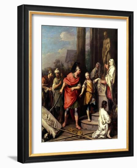 Hannibal Swearing Eternal Enmity to Rome-Jacopo Amigoni-Framed Giclee Print