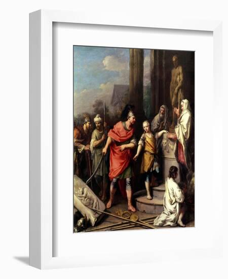 Hannibal Swearing Eternal Enmity to Rome-Jacopo Amigoni-Framed Giclee Print