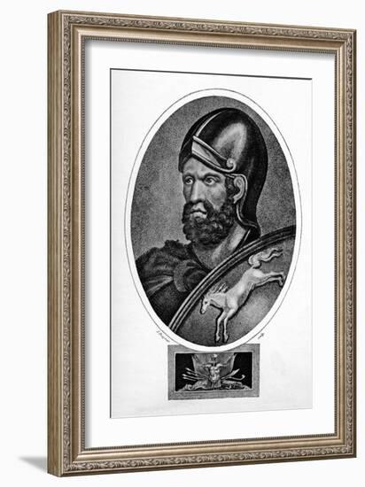 'Hannibal, the Carthaginian General', c1823, (1912)-John Chapman-Framed Giclee Print