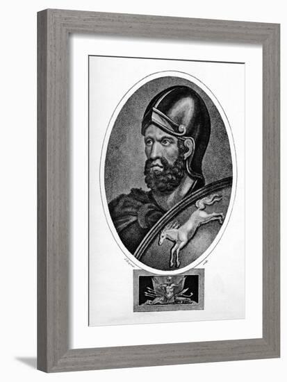 'Hannibal, the Carthaginian General', c1823, (1912)-John Chapman-Framed Giclee Print