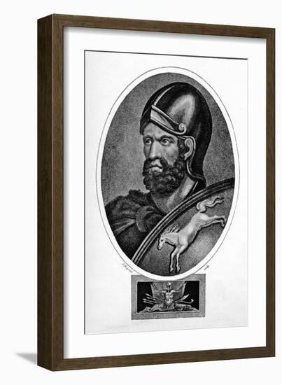 'Hannibal, the Carthaginian General', c1823, (1912)-John Chapman-Framed Giclee Print