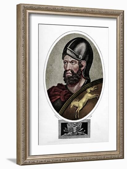 'Hannibal, the Carthaginian General', c1823, (1912)-John Chapman-Framed Giclee Print