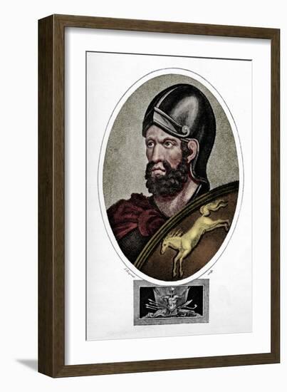 'Hannibal, the Carthaginian General', c1823, (1912)-John Chapman-Framed Giclee Print