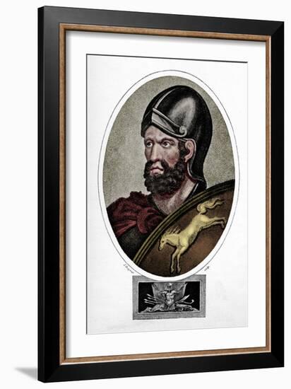 'Hannibal, the Carthaginian General', c1823, (1912)-John Chapman-Framed Giclee Print