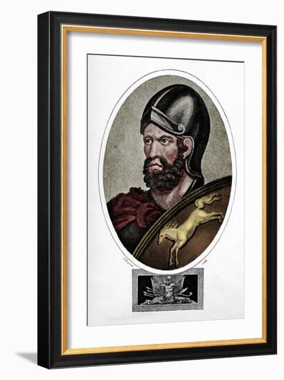 'Hannibal, the Carthaginian General', c1823, (1912)-John Chapman-Framed Giclee Print