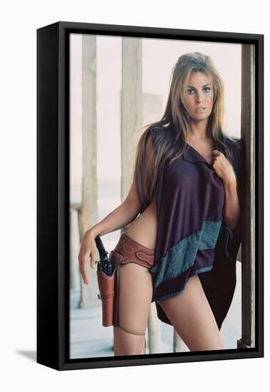 Hannie Caulder, 1971 Rachel Welch (photo)-null-Framed Stretched Canvas