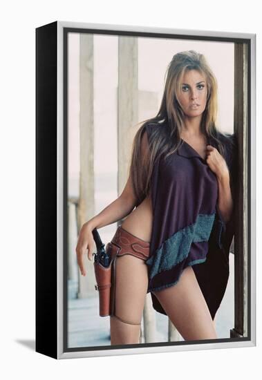 Hannie Caulder, 1971 Rachel Welch (photo)-null-Framed Stretched Canvas