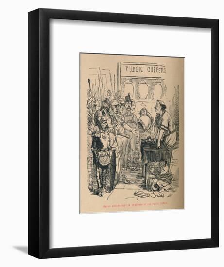 'Hanno announcing the emptiness of the Public Coffers', 1852-John Leech-Framed Giclee Print