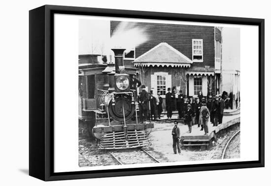 Hanover Junction During the Cavil War-null-Framed Stretched Canvas