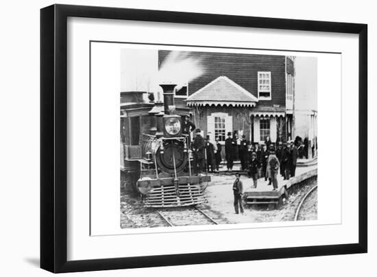 Hanover Junction During the Cavil War-null-Framed Art Print