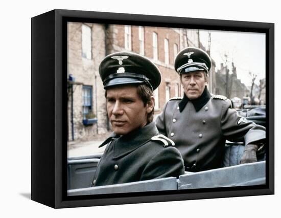 HANOVER STREET, 1979 directed by PETER HYAMS Harrison Ford and Christopher Plummer (photo)-null-Framed Stretched Canvas