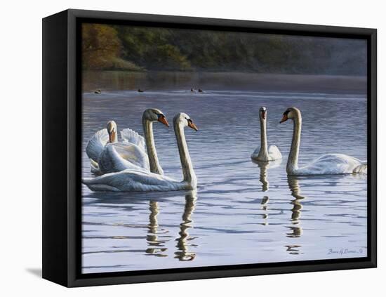 Hanover Swans Five-Bruce Dumas-Framed Premier Image Canvas
