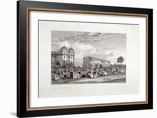 Hanover Terrace, Regent's Park, London, 1827-William Harvey-Framed Giclee Print