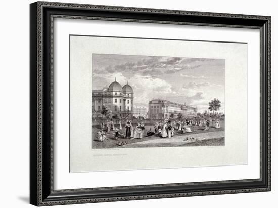 Hanover Terrace, Regent's Park, London, 1827-William Harvey-Framed Giclee Print