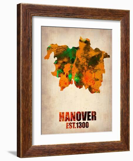 Hanover Watercolor Poster-NaxArt-Framed Art Print