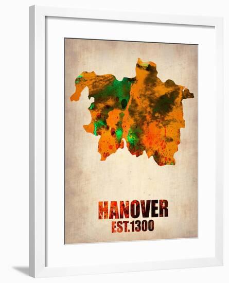 Hanover Watercolor Poster-NaxArt-Framed Art Print