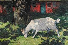 Goat in the Garden, C. 1903-5-Hans Am Ende-Framed Giclee Print