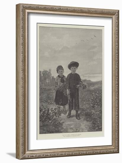 Hans and Greta-Hubert Salentin-Framed Giclee Print