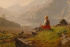 Everyday Life in the Fjords-Hans Andreas Dahl-Framed Giclee Print