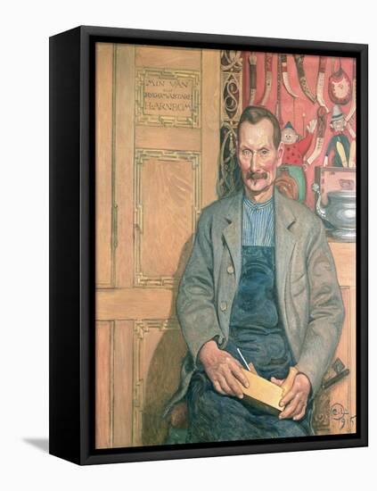 Hans Arnbom, the Carpenter-Carl Larsson-Framed Premier Image Canvas