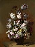 Stilleven Met Bloemen (Still Life with Tulips and Other Flowers)-Hans Bollongier-Framed Giclee Print