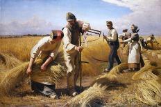 The Harvesters-Hans Brasen-Mounted Giclee Print