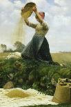 Winnowing the Grain-Hans Brasen-Mounted Giclee Print