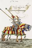 Two Knights in Jousting Armour (Gestech) and Armed with Lances, Illustration from a Facsimile…-Hans Burgkmair-Giclee Print