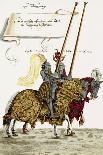 Flagbearers on horseback-Hans Burgkmair-Giclee Print