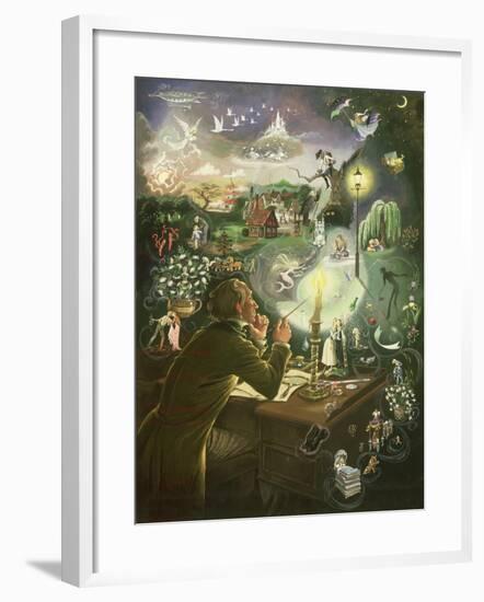 Hans Christian Andersen-Anne Grahame Johnstone-Framed Giclee Print