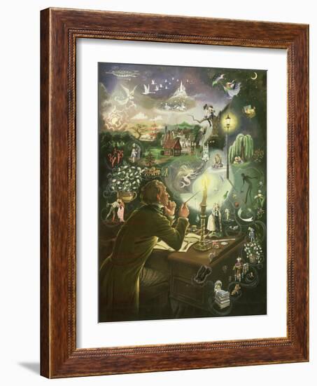 Hans Christian Andersen-Anne Grahame Johnstone-Framed Giclee Print