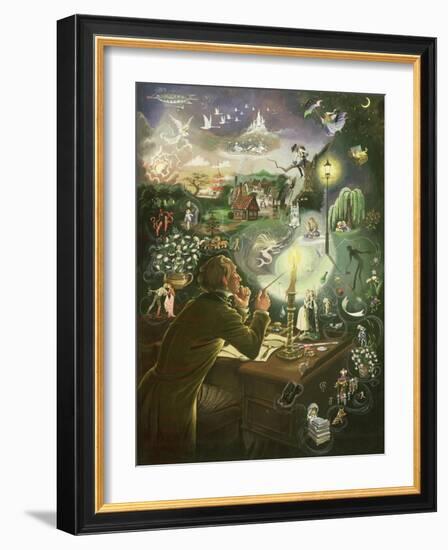 Hans Christian Andersen-Anne Grahame Johnstone-Framed Giclee Print