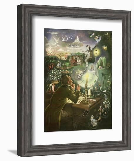 Hans Christian Andersen-Anne Grahame Johnstone-Framed Giclee Print