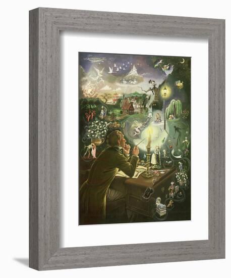 Hans Christian Andersen-Anne Grahame Johnstone-Framed Giclee Print