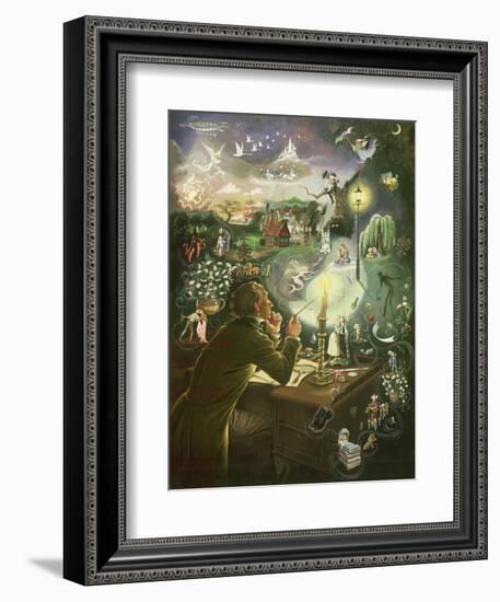 Hans Christian Andersen-Anne Grahame Johnstone-Framed Giclee Print