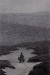 Yes, I see something far far away said the boy, its shimmering-Hans Dahl-Giclee Print