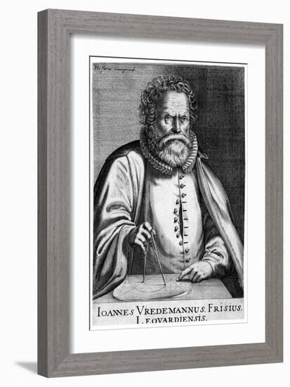 Hans de Vries-Hendrik Hondius-Framed Art Print