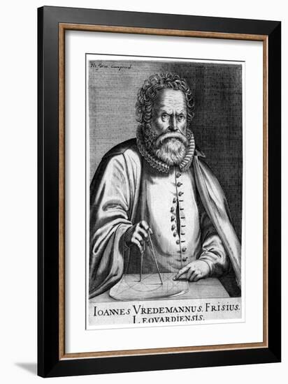 Hans de Vries-Hendrik Hondius-Framed Art Print